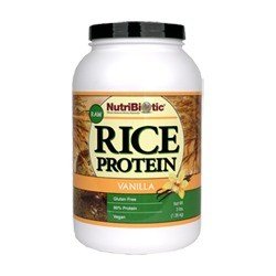 Nutribiotic Rice Protein, Vanilla 3 lbs Powder