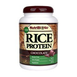 Nutribiotic Rice Protein, Chocolate 22.9 oz Powder