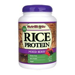 Nutribiotic Rice Protein, Mixed Berry 21 oz Powder