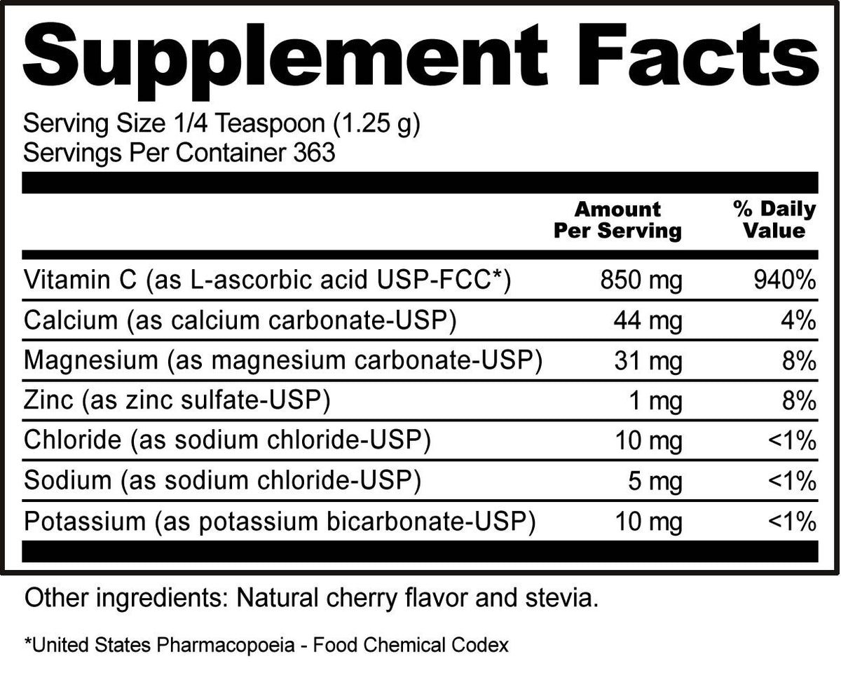 Nutribiotic Cherry Electro-C Powder 16 oz Powder