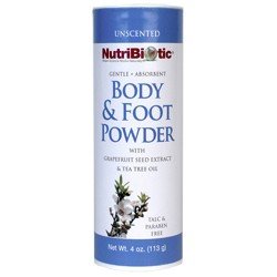 Nutribiotic Body and Foot Powder 4 oz Powder