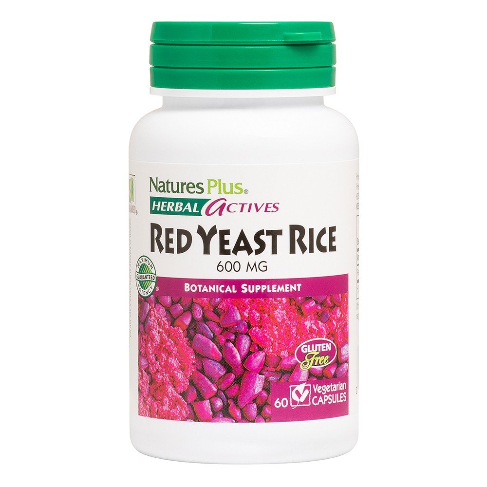 Nature's Plus Herbal Actives Red Yeast Rice 600 mg 60 Capsule