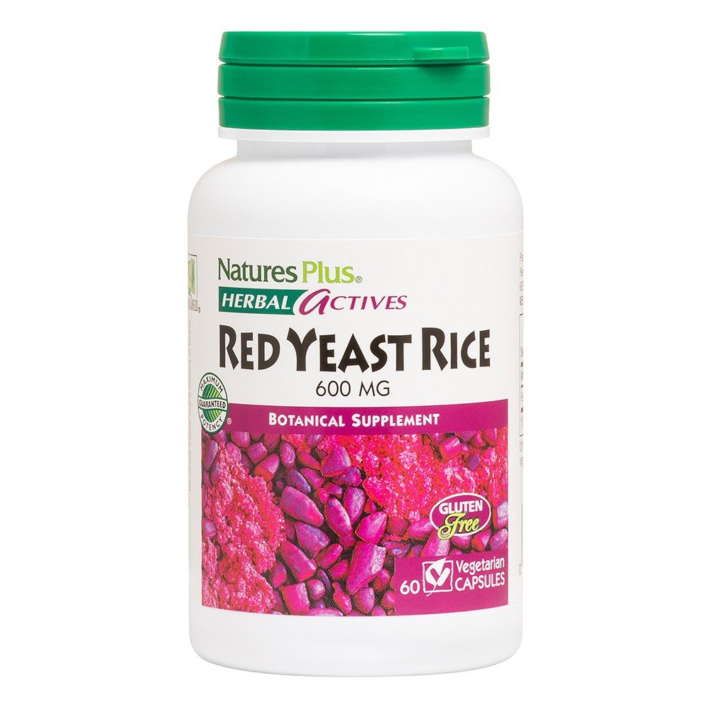 Nature&#39;s Plus Herbal Actives Red Yeast Rice 600 mg 60 Capsule