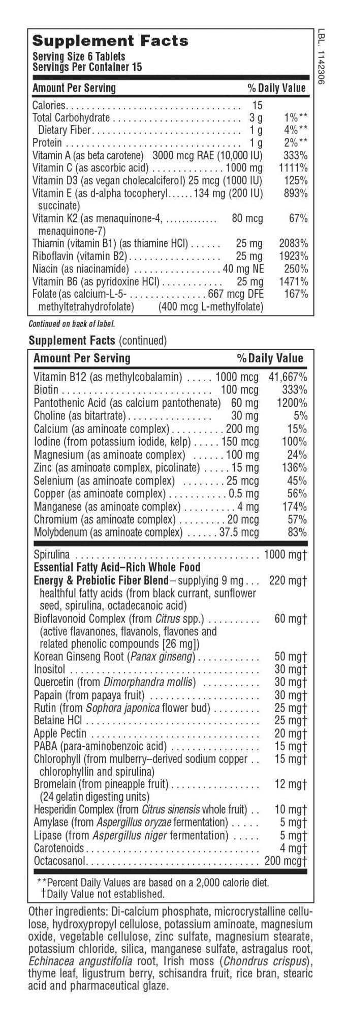 Nature&#39;s Plus Source of Life Mini-Tabs No Iron 90 Tablet