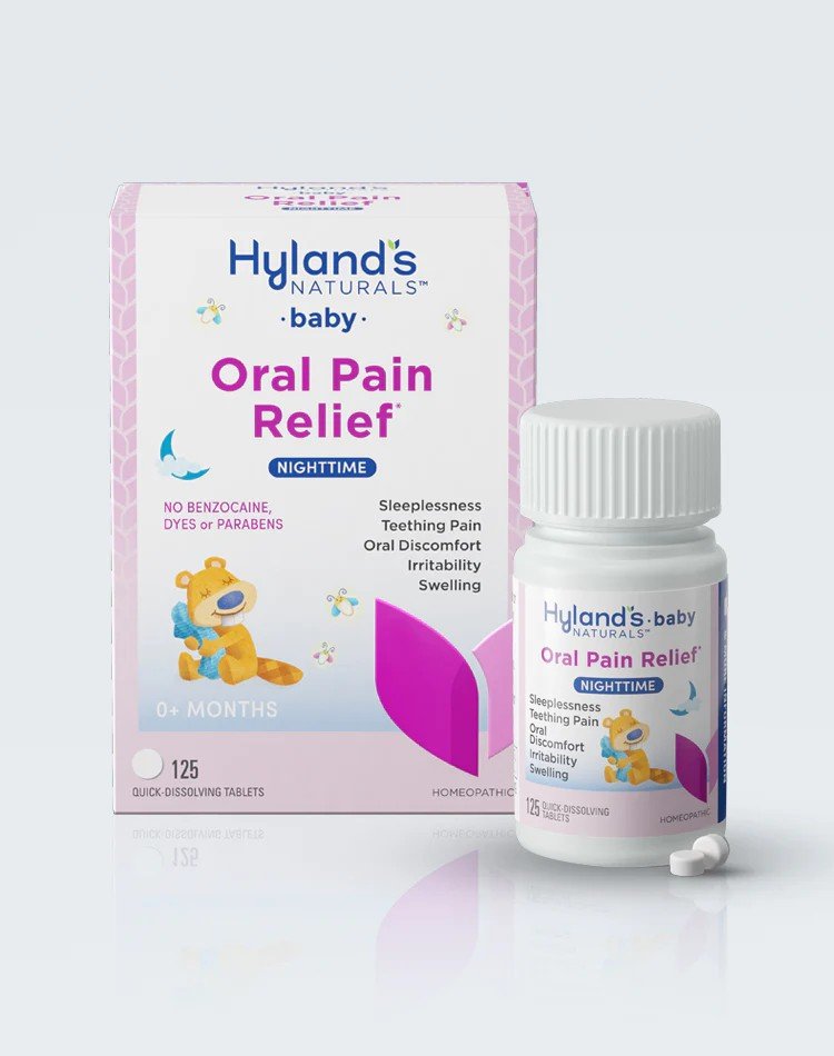 Hylands Baby Oral Pain Relief Night Time 125 Tablet
