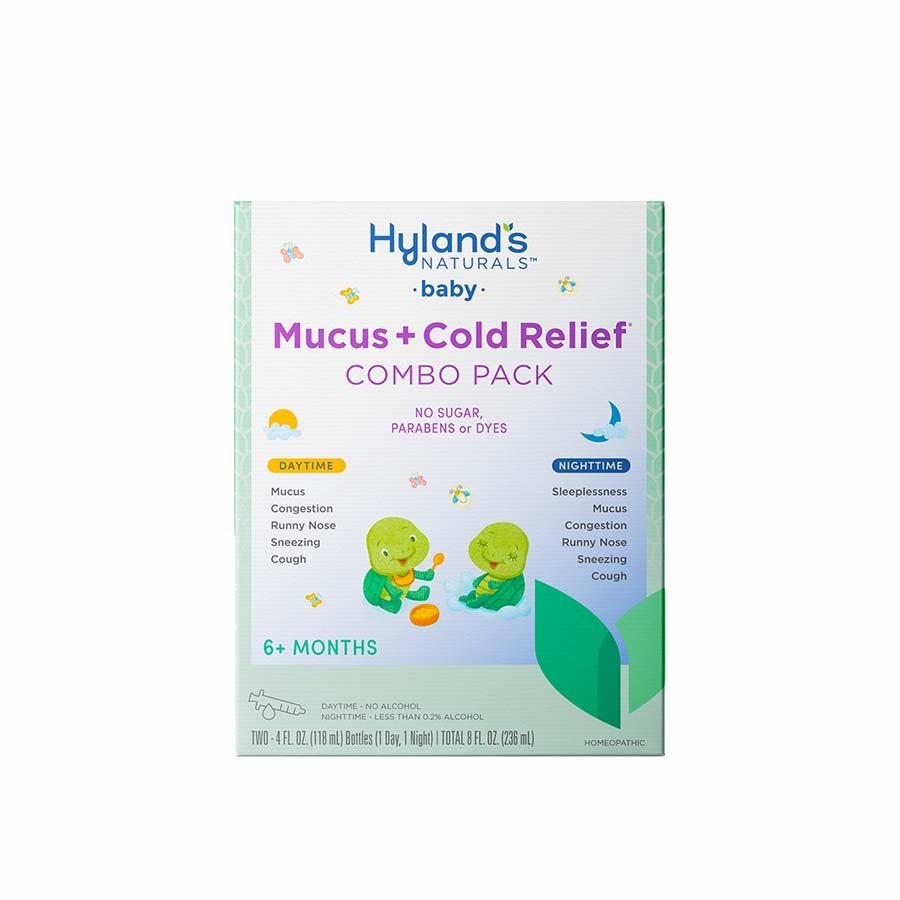 Hylands Baby Mucus &amp; Cold Day &amp; Night Relief Value Pack 8 fl oz Liquid