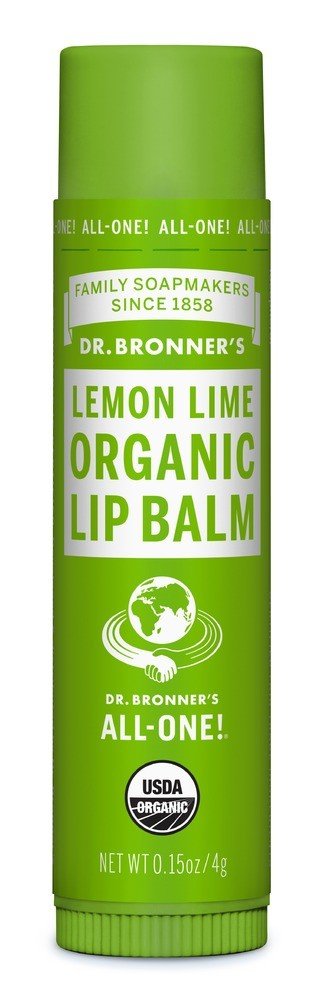 Dr. Bronner's Organic lemon lime Lip Balm 0.15 oz Balm