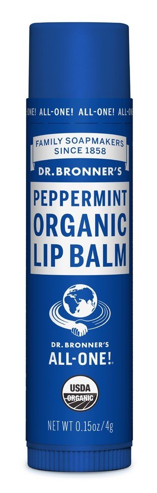 Dr. Bronner&#39;s Organic Peppermint Lip Balm 0.15 oz Balm