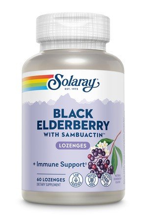 Solaray Black Elderberry Extract 60 Lozenge