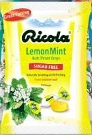 Ricola Cough Drops - Lemon Mint Sugar Free 19 Lozenge
