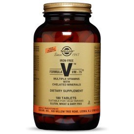 Solgar Iron Free Formula VM-75 180 Tablet