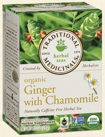 Traditional Medicinals Traditional Blends Tea's-Organic Golden Ginger 16 Bag