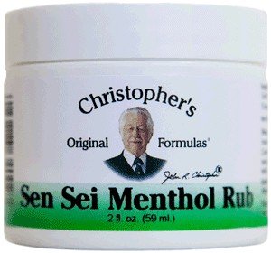 Christopher&#39;s Original Formulas Sen Sei Ointment Menthol Rub (Replaced upc 084783441038) 2 oz Balm