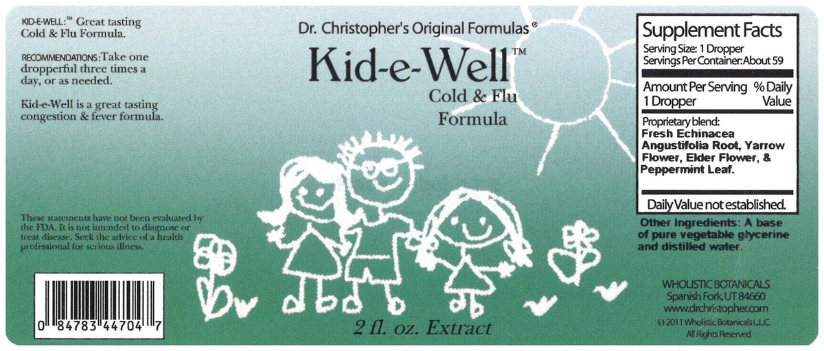 Christopher&#39;s Original Formulas Kid-e-Well Glycerite 2 oz Liquid