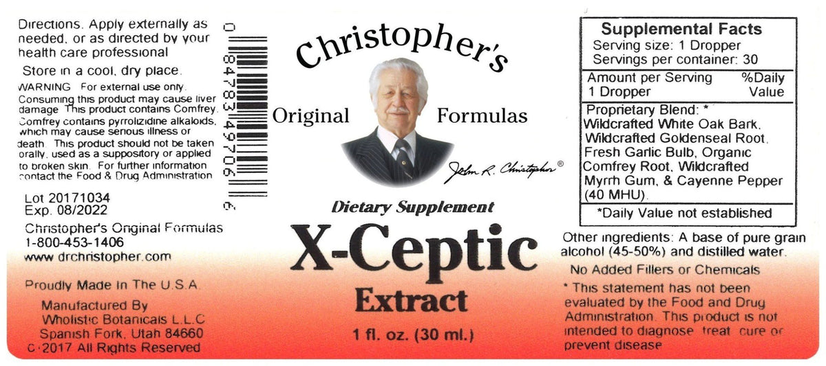 Christopher&#39;s Original Formulas X-Ceptic Extract 1 oz Liquid