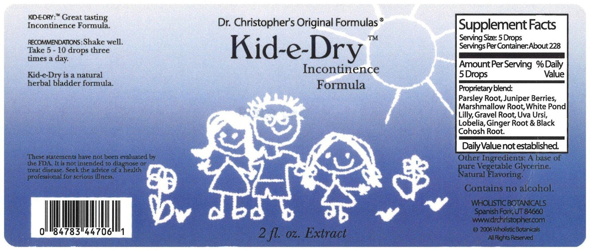 Christopher&#39;s Original Formulas Kid-e-Dry Glycerite 2 oz Liquid