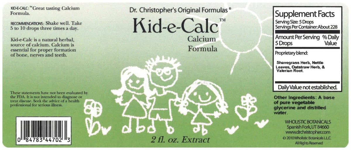 Christopher&#39;s Original Formulas Kid-e-Calc Glycerite 2 oz Liquid