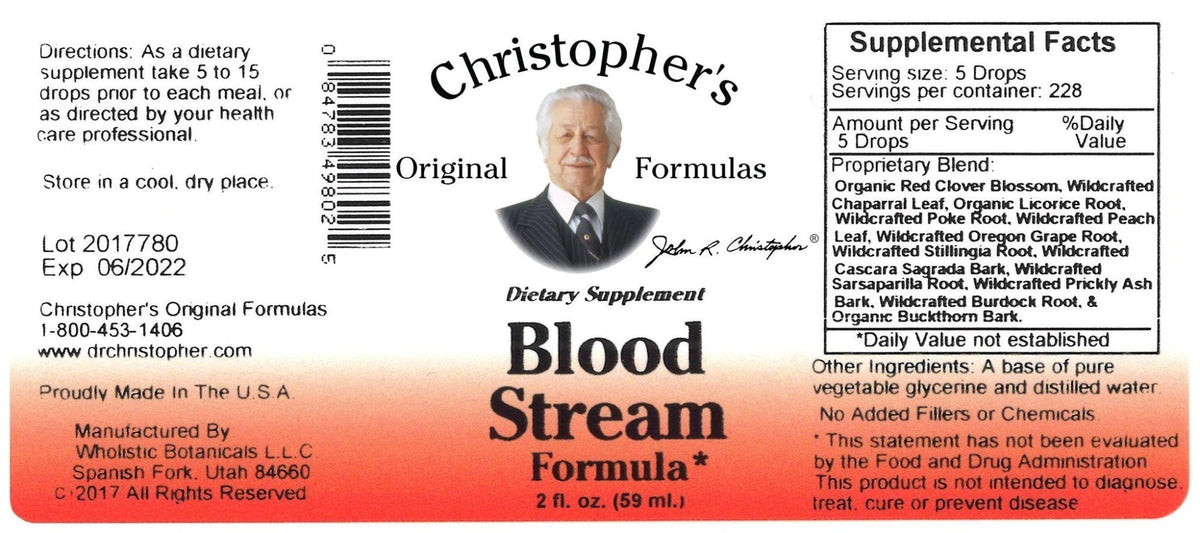 Christopher&#39;s Original Formulas Blood Stream Formula 2 oz Liquid