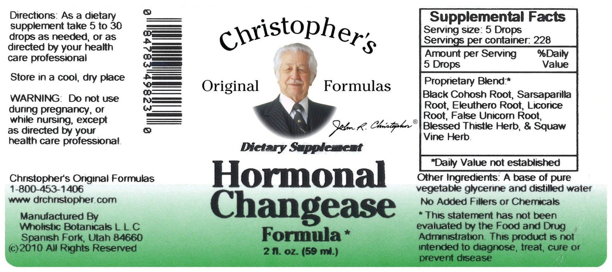 Christopher&#39;s Original Formulas Hormonal Changease 2 oz Liquid