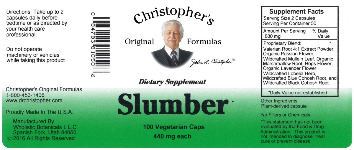 Christopher&#39;s Original Formulas Slumber 50 VegCap