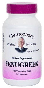 Christopher's Original Formulas Fenugreek 100 VegCap