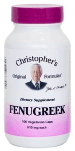Christopher&#39;s Original Formulas Fenugreek 100 VegCap