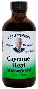 Christopher's Original Formulas Cayenne Massage Oil 4 oz Liquid