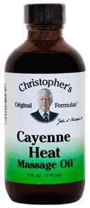 Christopher&#39;s Original Formulas Cayenne Massage Oil 4 oz Liquid