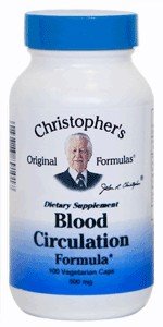 Christopher&#39;s Original Formulas Blood Circulation Formula 100 VegCap