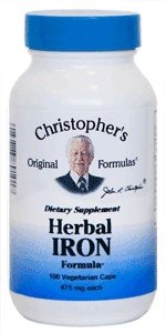 Christopher's Original Formulas Herbal Iron Formula 100 Capsule