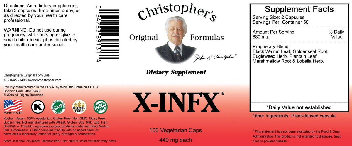 Christopher&#39;s Original Formulas X-INFX Formula 100 Capsule