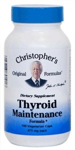 Christopher&#39;s Original Formulas Thyroid Maintenance 100 Capsule