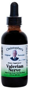 Christopher's Original Formulas Valerian Nerve Formula (Wild Lettuce & Valerian Extract) 2 oz Liquid