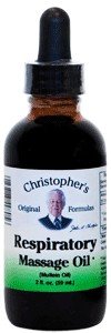 Christopher&#39;s Original Formulas Respiratory Massage Oil 2 oz Liquid