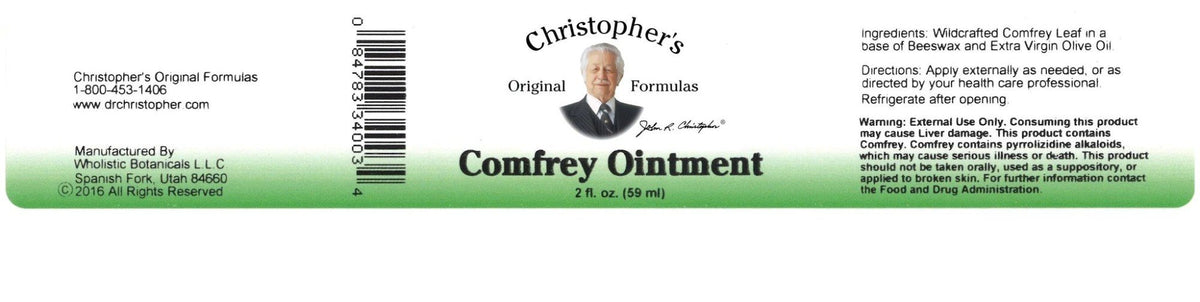 Christopher&#39;s Original Formulas Comfrey Ointment 2 oz Cream