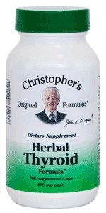 Christopher&#39;s Original Formulas Herbal Thyroid 100 VegCap