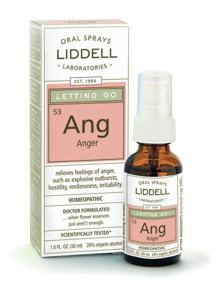 Liddell Homeopathic Letting Go Anger 1 oz Spray