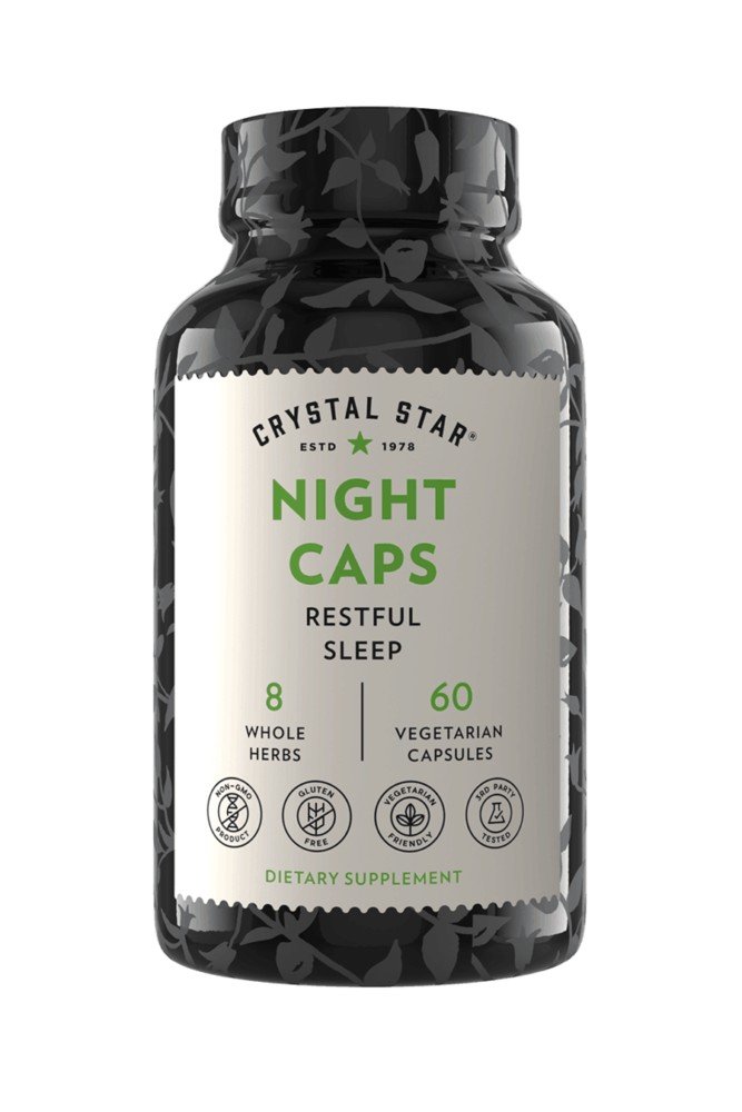 Crystal Star Night Caps 60 VegCaps
