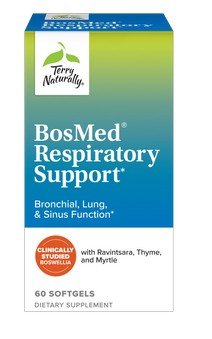 EuroPharma (Terry Naturally) BosMed Respiratory Support 60 Softgel