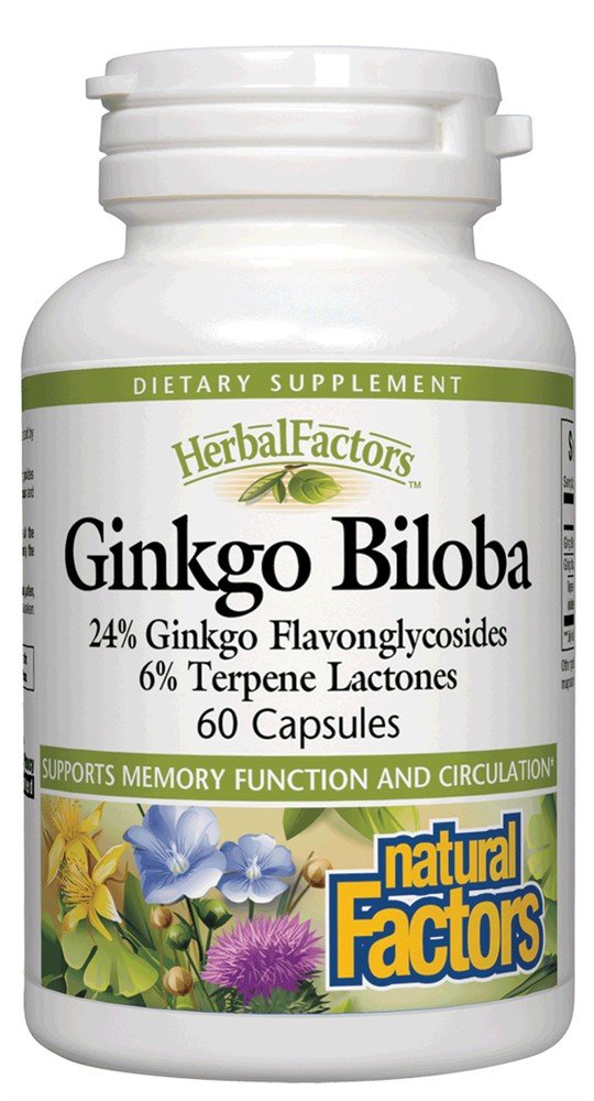 Natural Factors Ginkgo Biloba 60mg 60 Capsule