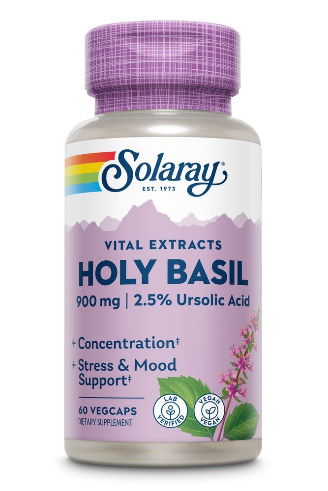 Solaray Holy Basil 450mg 60 VegCaps