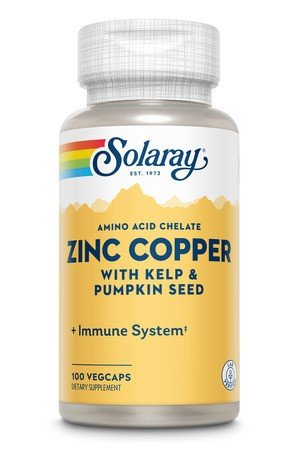 Solaray Zinc with Copper 100 VegCaps