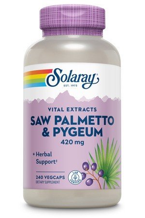 Solaray Pygeum and Saw Palmetto 240 Capsule