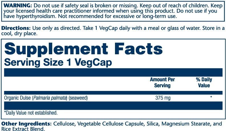 Solaray Red Marine Algae 100 Capsule