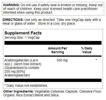 Solaray Arabinogalactan 60 Capsule