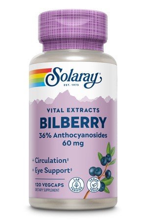 Solaray Bilberry Extract 60mg 120 VegCap