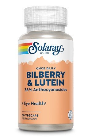 Solaray One Daily Bilberry &amp; Lutein 30 Capsule