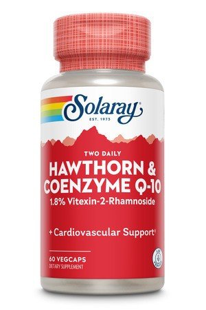 Solaray Hawthorn & Coenzyme-10 Two Daily 60 Capsule