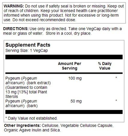 Solaray One Daily Pygeum Extract 30 Capsule