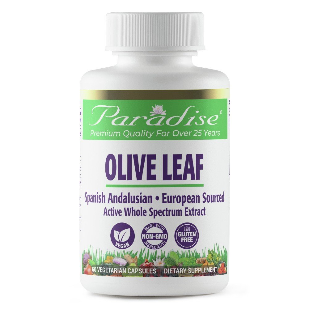 Paradise Herbs Olive Leaf 8:1 60 VegCap